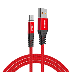 Hytech Hy-X210 3A Micro Usb 1M Kırmızı Data + Sarj&Nbsp;Kablosu