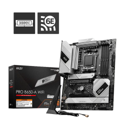 Msi Pro B650-A Wifi Am5 Ddr5 7600Mhz(Oc) Hdmi Dp 3Xm.2 Usb 20Gbps 2.5G Lan Wi-Fi