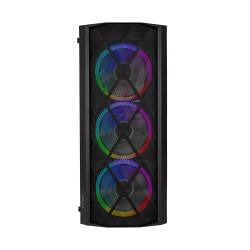 Everest Bumpy 4*12Cm Rgb Fan 600W Apfc Tempered Camlı Atx Mid-T Gaming Oyuncu Ka