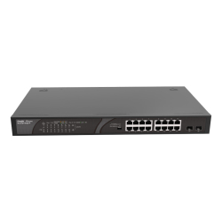 Ruijie Reyee Rg-Es118Gs-P 16Ge Port 247W Poe,  2Ge Sfp Uplink Rackmount Switch