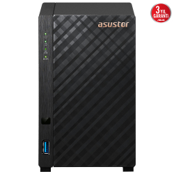 Asustor As1102Tl Realtek Rtd1619B, 2 Yuvalı, 1Gb Ddr4, 1Gbe X1, Usb 3.2 X1