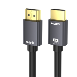 S-Link Sl-Hm8K03 Hdmi To Hdmi 3M V2.1 8K 60 Hz 4K 120Hz Kablo