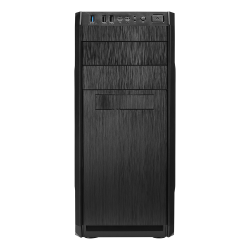 Everest 318B 300W Peak Siyah Metal Panel Atx Mid-T Pc Kasası