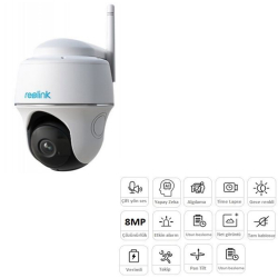 Reolink Argus Pt Ultra 8Mp ( Auto Tracking Version ) Kamera