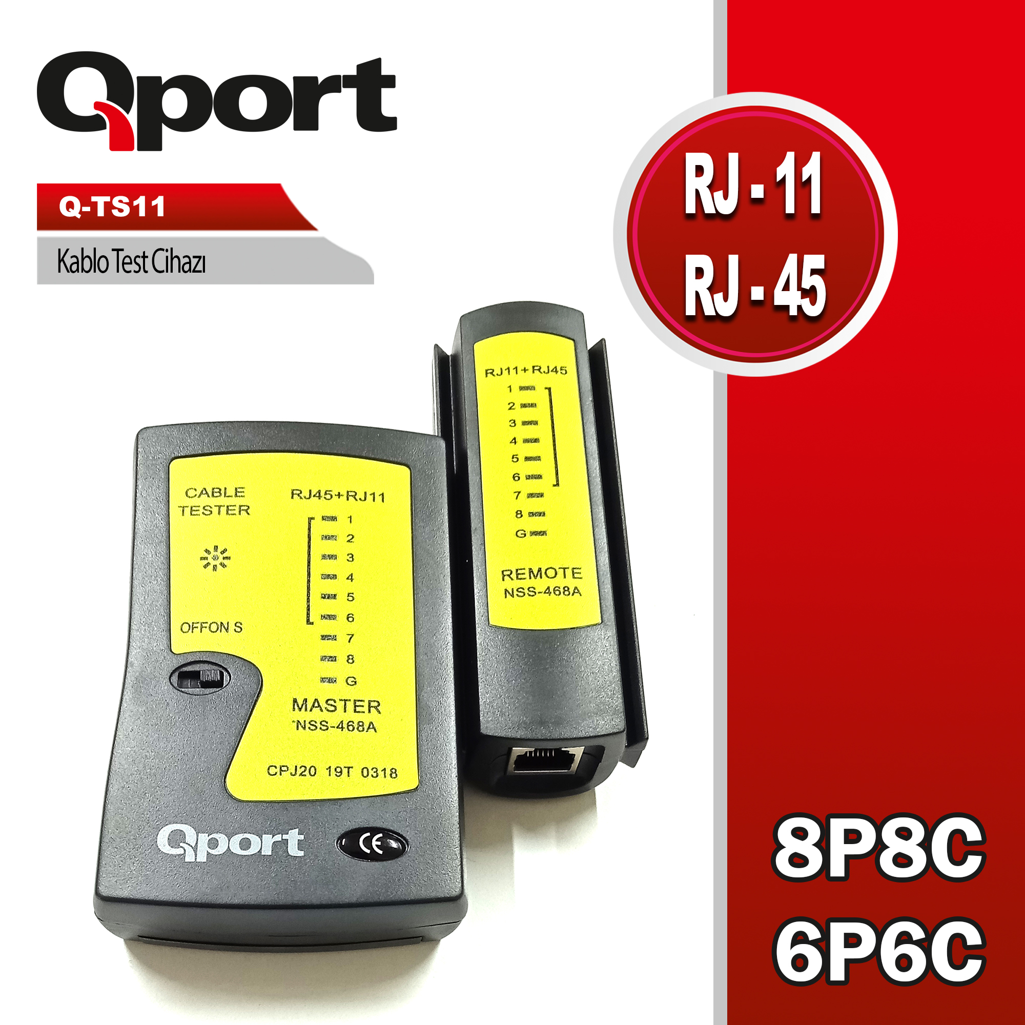QPORT KABLO TEST CİHAZI (Q-TS11)