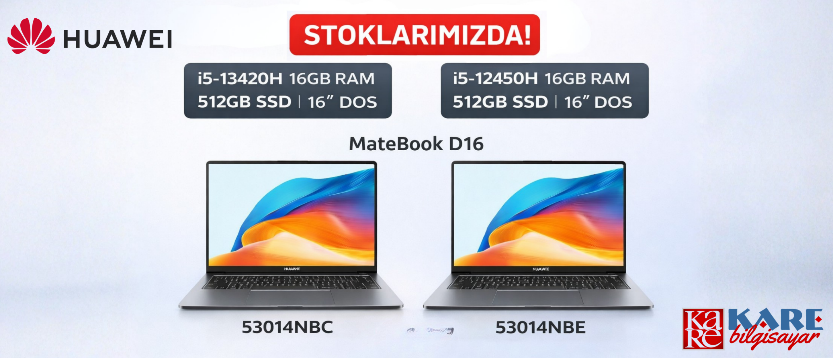 HUAWEI MATEBOOK D16 STOK